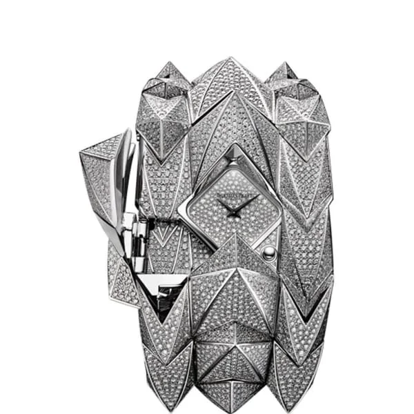 Audemars Piguet Haute Joaillerie Diamond Fury Watch - Ref: 79420BC.ZZ.9190BC.01 - Pave Diamond Dial in 18K White Gold Pave Diamond Bracelet