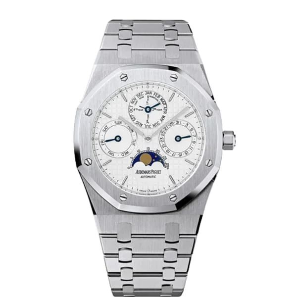 Audemars Piguet Royal Oak Perpetual Calendar 39mm Watch - Ref: 25820ST.OO.0944ST.03 - Silver Dial, Stainless Steel Bracelet