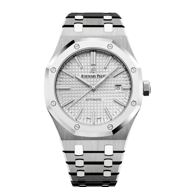 Audemars Piguet Royal Oak Selfwinding 41mm Men's Watch - Ref: 15403IP.OO.1220IP.01 - Silver Dial, Titanium Bracelet