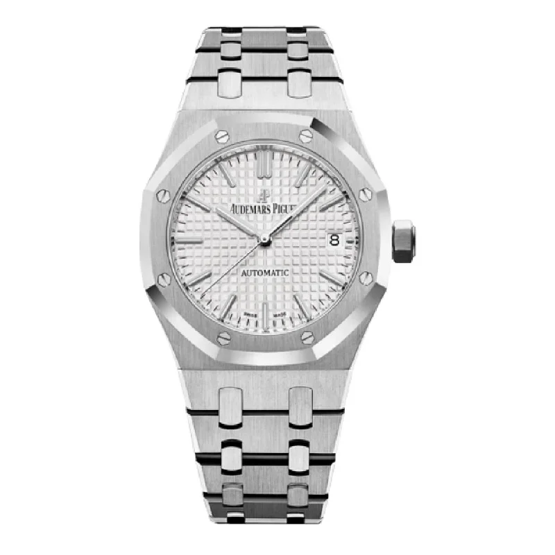 Audemars Piguet Royal Oak Selfwinding 37mm Watch - Ref: 15450ST.OO.1256ST.01 - Silver Dial, Stainless Steel Bracelet