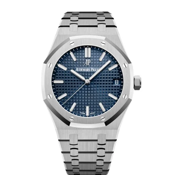 Audemars Piguet Royal Oak Selfwinding 41mm Men's Watch - Ref: 15500ST.OO.1220ST.01 - Blue Dial, Stainless Steel Bracelet