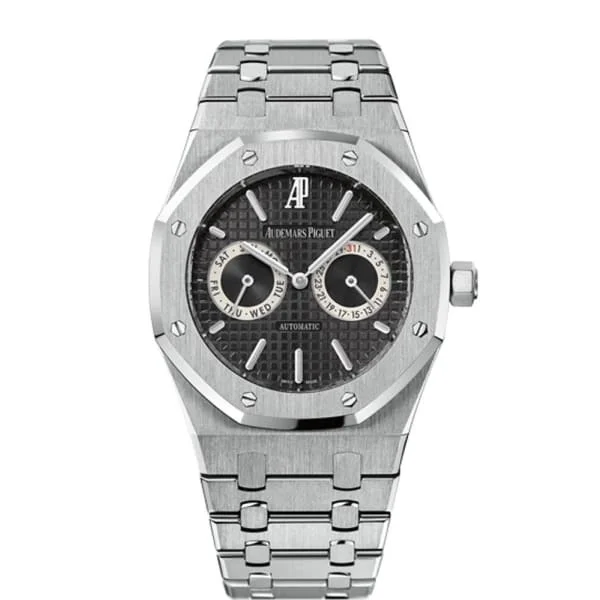 Audemars Piguet Royal Oak Day-Date 39mm Watch - Ref: 26330ST.OO.1220ST.01 - Black Dial, Stainless Steel Bracelet