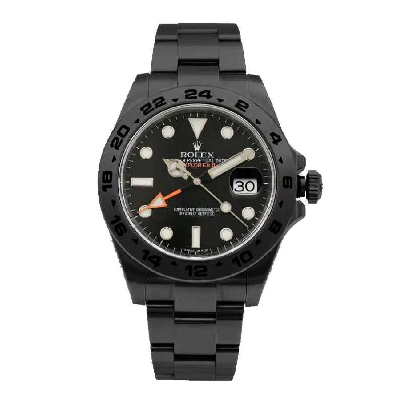 Rolex Explorer II 42mm - Ref: 216570-0002-PVD - Black Dial, Black PVD Stainless Steel Oyster Bracelet Watch