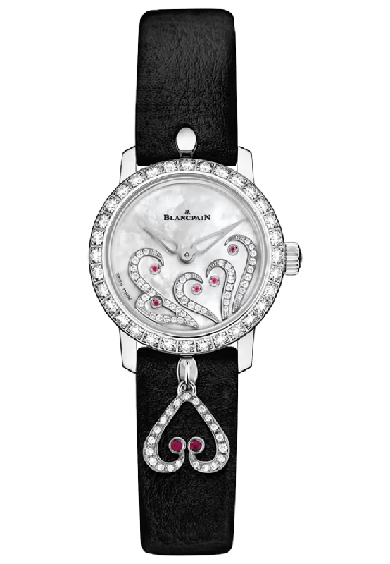 Blancpain Ladybird Ultraplate White Gold Mother of Pearl Diamond Ladies Watch - 0063B 1954 63A