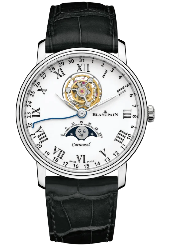 Blancpain Villeret Carrousel Phases de Lune Limited Edition Men's Watch - 6622L 3431 55B