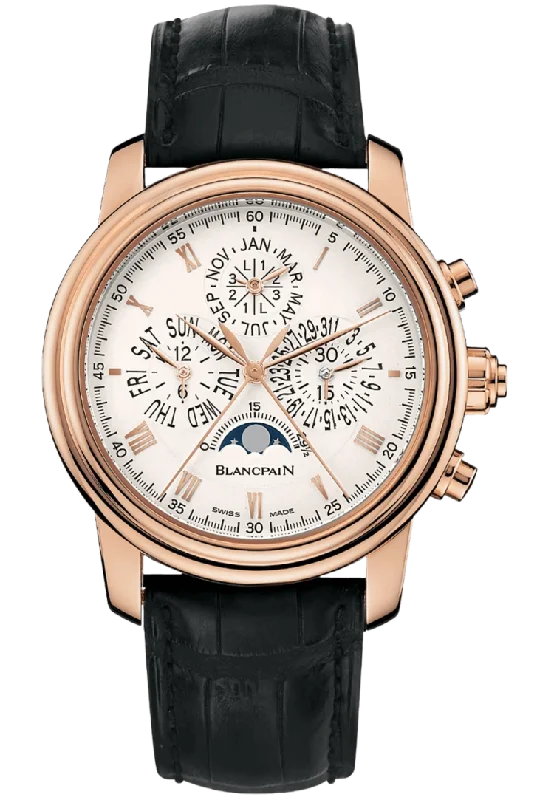 Blancpain Villeret Quantieme Perpetuel Chronographe Flyback a Rattrapante Men's Watch - 4286P 3642 55B