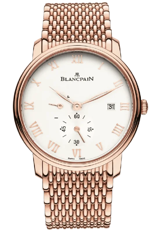 Blancpain Villeret Ultraplate Power Reserve Red Gold Ultra-Slim Men's Watch - 6606 3642 MMB