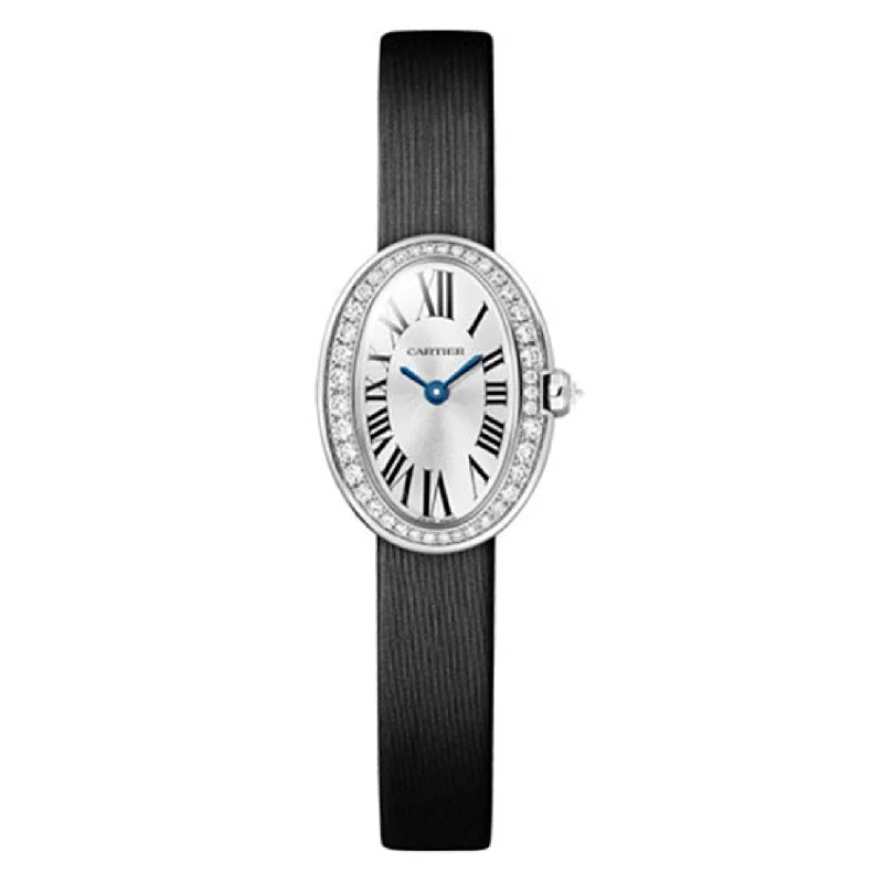 Cartier Baignoire 25.30mm Leather Bracelet Watch WJBA0026