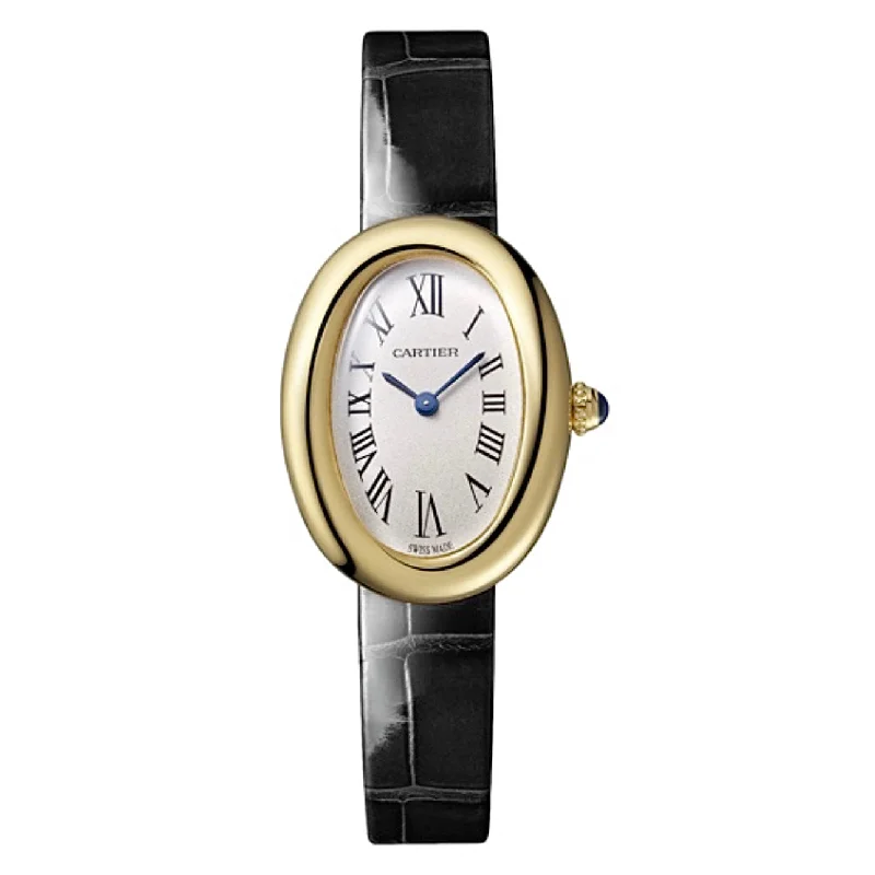 Cartier Baignoire 31mm Leather Bracelet Watch WGBA0022