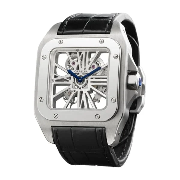 Cartier Santos 100 Skeleton Mens Watch W2020018