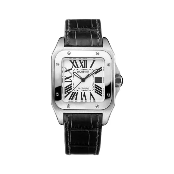 Cartier Santos 100 Stainless Steel Medium Watch W20106X8