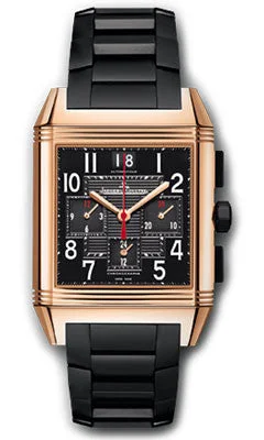 Jaeger-LeCoultre - Reverso Squadra - Chronograph GMT - Black