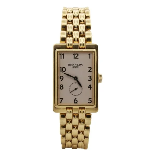 Patek Philippe Gondolo 39mm Watch - Ref: 5009/1J-051 - Cream Dial in 18K Yellow Gold Bracelet