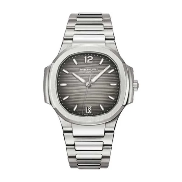 Patek Philippe Nautilus Ladies 35.2mm Women's Watch - Ref: 7118/1A-011 - Gray Opaline Dial, Stainless Steel Bracelet