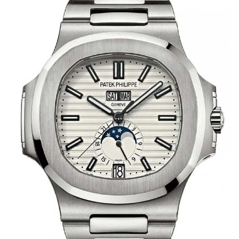 Patek Philippe Nautilus Annual Calendar Stainless Steel White Dial 5726/1A-010