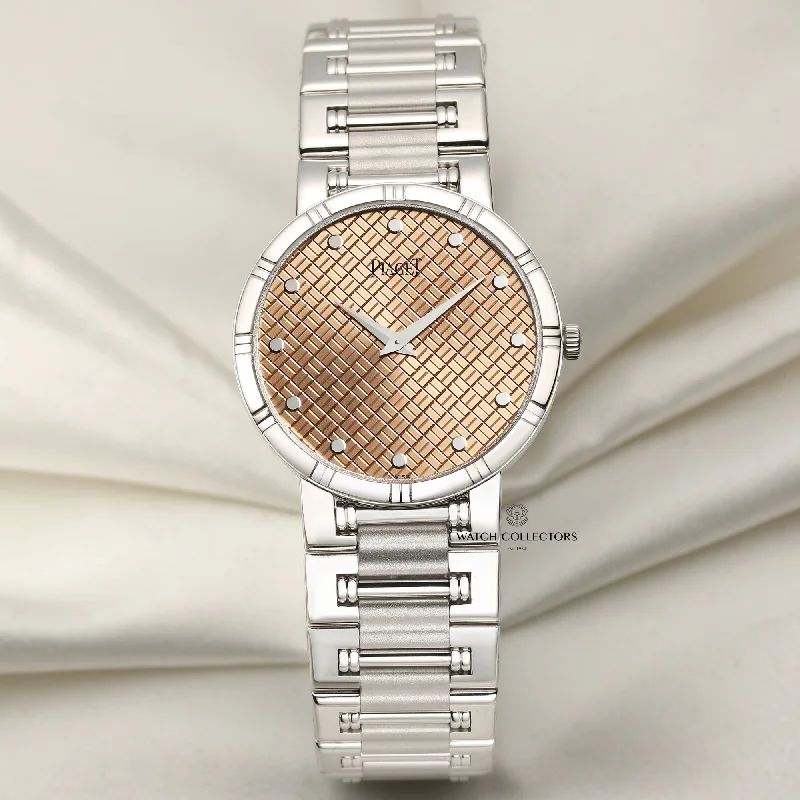 Piaget Dancer 18k White Gold Salmon Dial