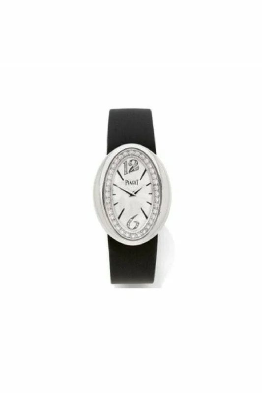 piaget magic hour 31mm x 40mm 18kt white gold with diamonds ladies watch