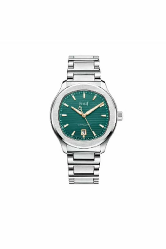 piaget polo automatic green dial men's watch ref. g0a45005