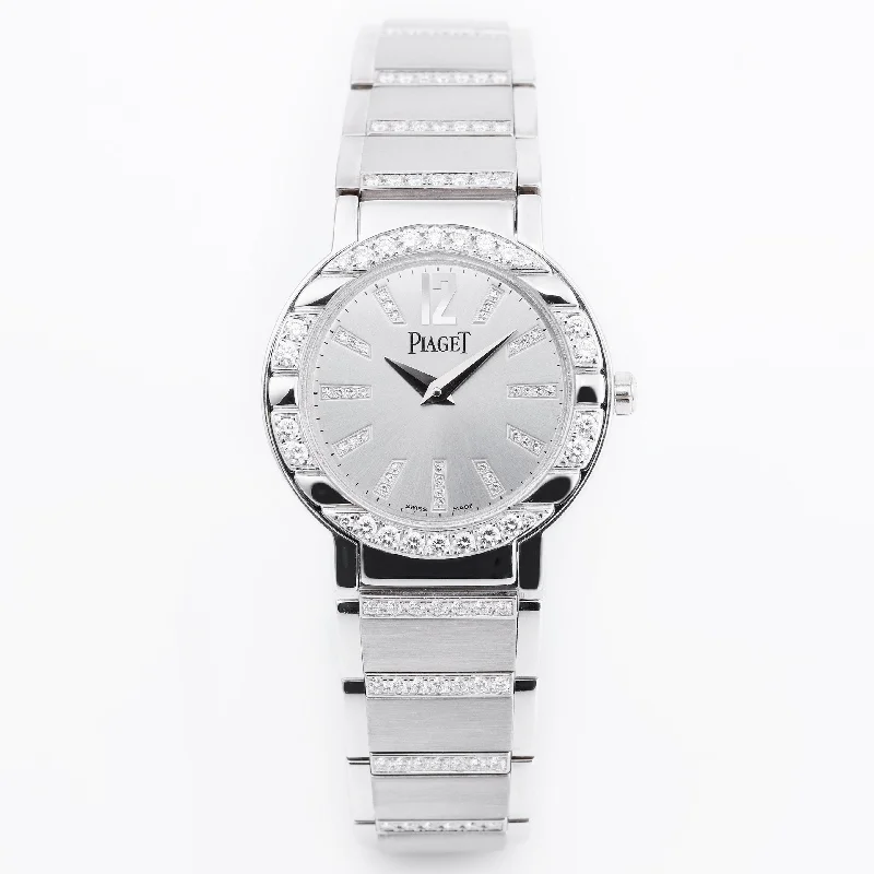 Piaget Polo Ladies Wristwatch | REF. 27501 | 18k White Gold | Diamond Dial, Bezel and Bracelet