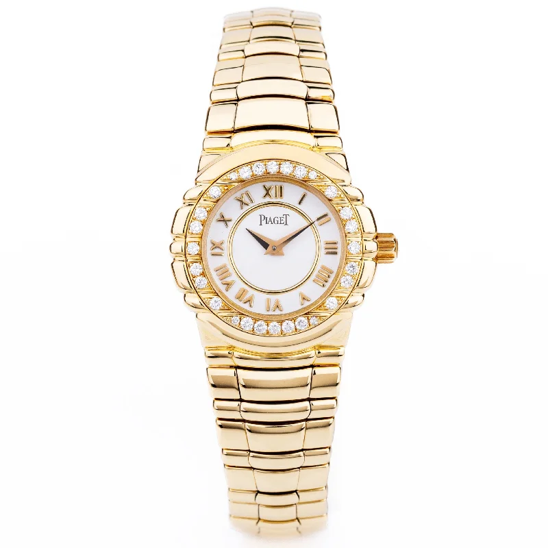 Piaget Tanagra | REF. 16033 M 401 D | Diamond Bezel | 18k Yellow Gold | 25mm | Quartz