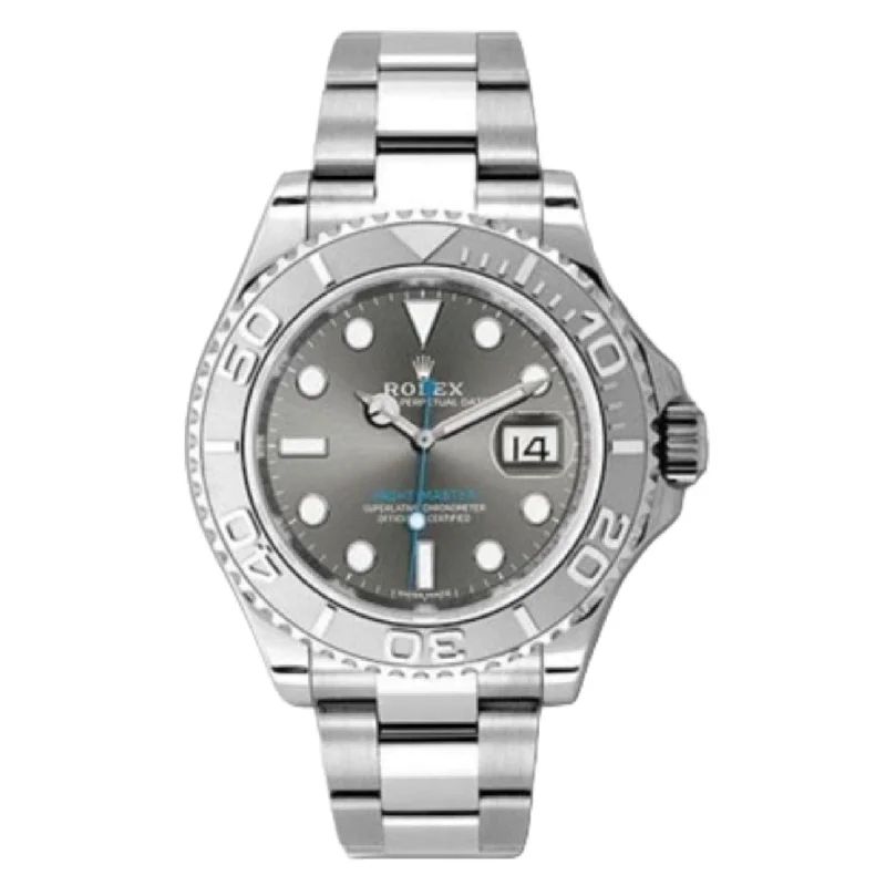 Rolex Yachtmaster 40mm - Ref: 116622 - Dark Rhodium Dial, Stainless Steel Oyster Bracelet Men's Watch