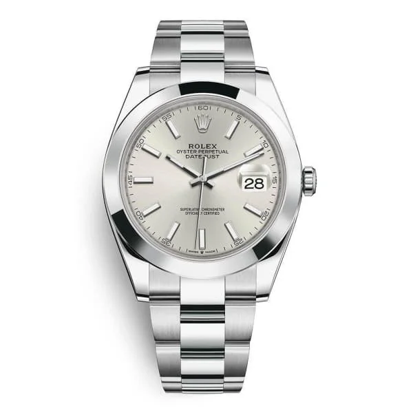 Rolex Datejust 41mm - Ref: 126300-0003 - Silver Dial, Stainless Steel Oyster Bracelet Men's Watch