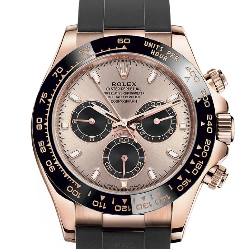 Rolex Cosmograph Daytona Everose Oysterflex Sundust Dial 116515LN