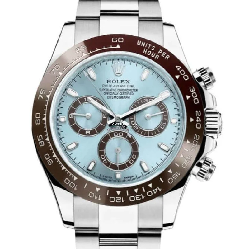 Rolex Cosmograph Daytona Platinum Ice Blue Dial 116506-0001