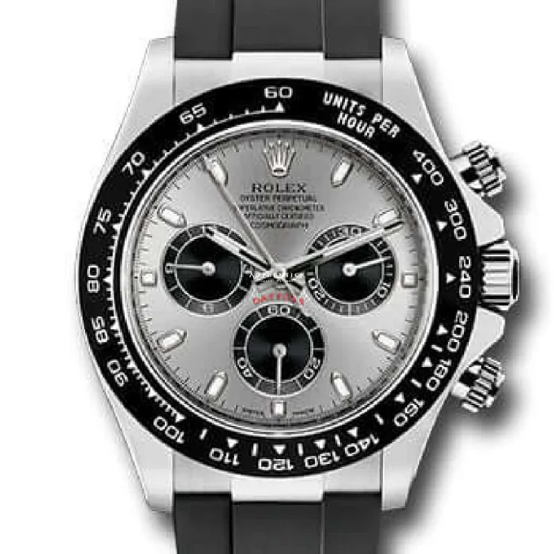 Rolex Cosmograph Daytona White Gold Oysterflex Grey Dial 116519LN