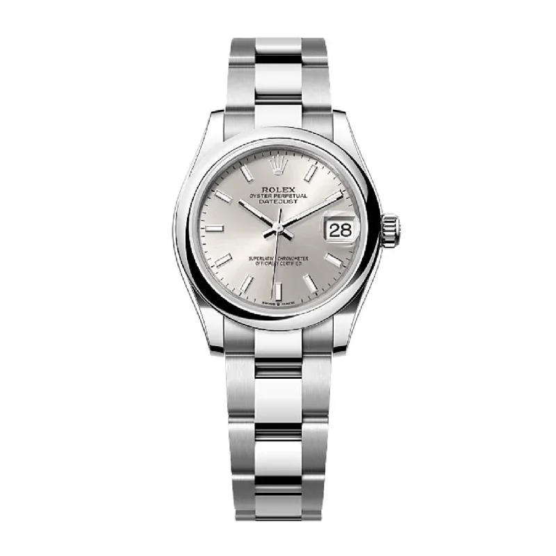 Rolex Datejust 31mm | Stainless steel bracelet | Silver dial Smooth bezel | Men's Watch 278240-0005