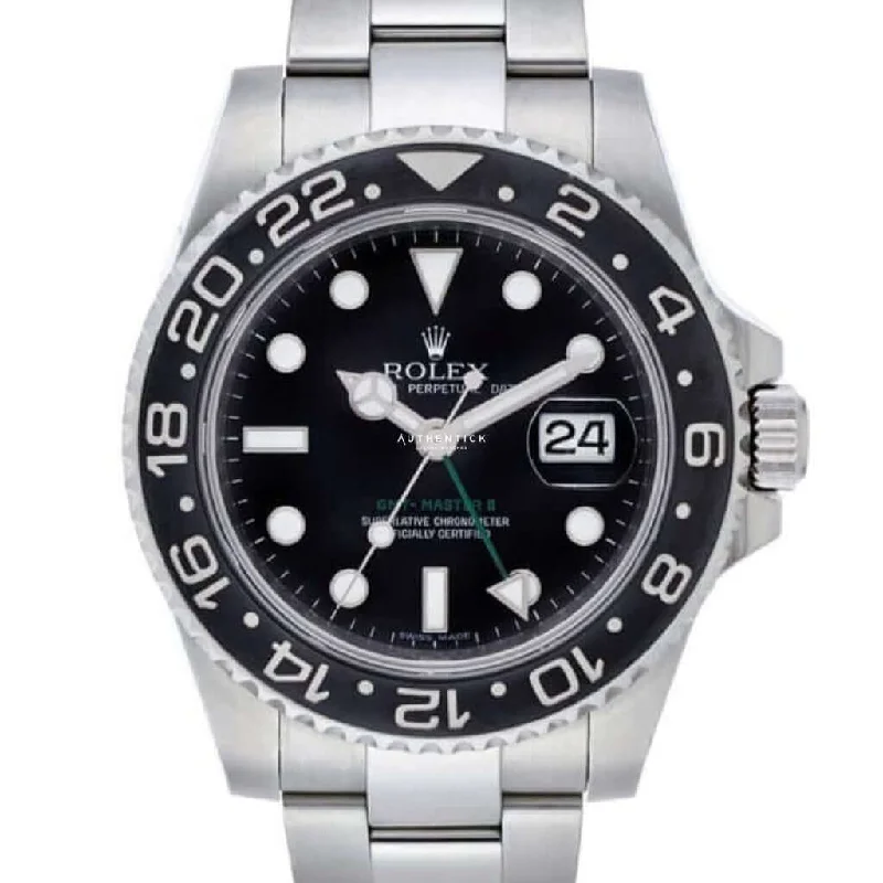 Rolex GMT-Master II Stainless Steel Black Dial 116710LN