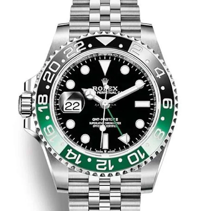 Rolex GMT-Master II Stainless Steel Jubilee Lefty "Sprite" 126720VTNR