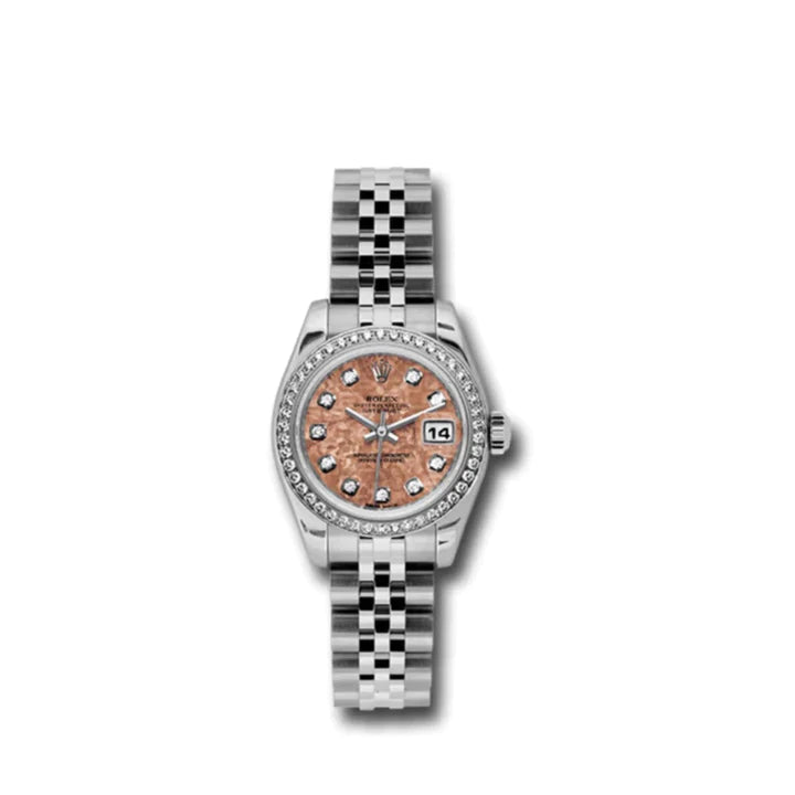 Rolex Datejust 26mm - Ref: 179384 pgcdj - Pink Dial, Stainless Steel Jubilee Bracelet Women's Watch