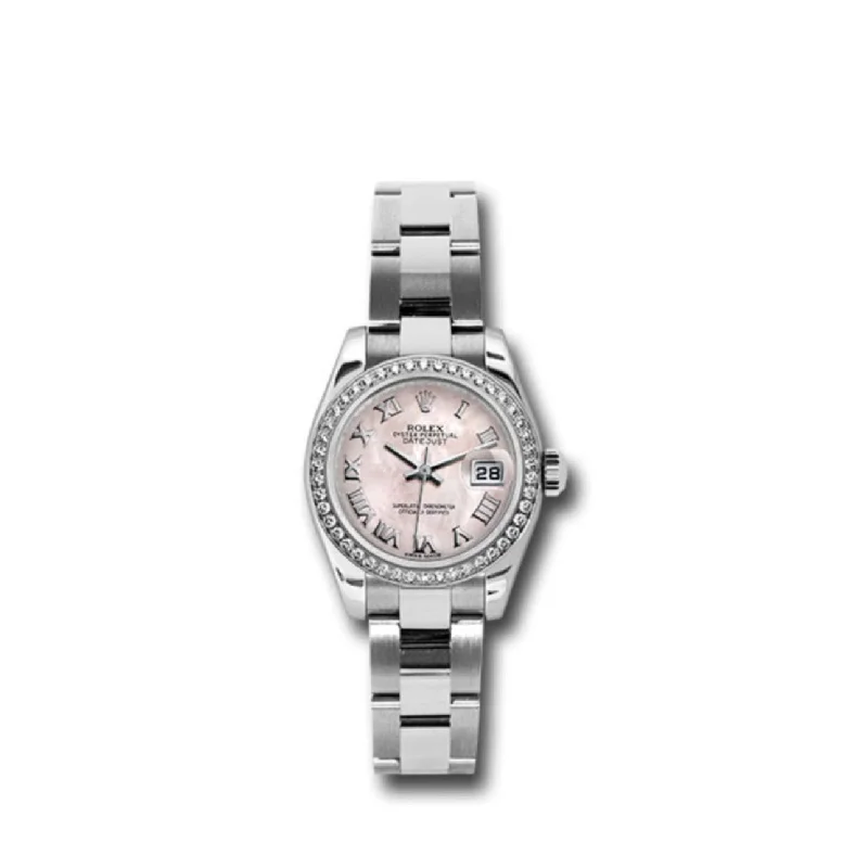 Rolex Datejust 26mm - Ref: 179384 pmro - Pink Dial, Stainless Steel Oyster Bracelet Women's Watch