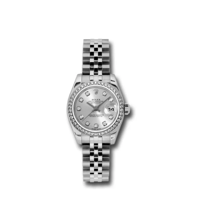 Rolex Datejust 26mm - Ref: 179384 sdj - Silver Dial, Stainless Steel Jubilee Bracelet Women's Watch