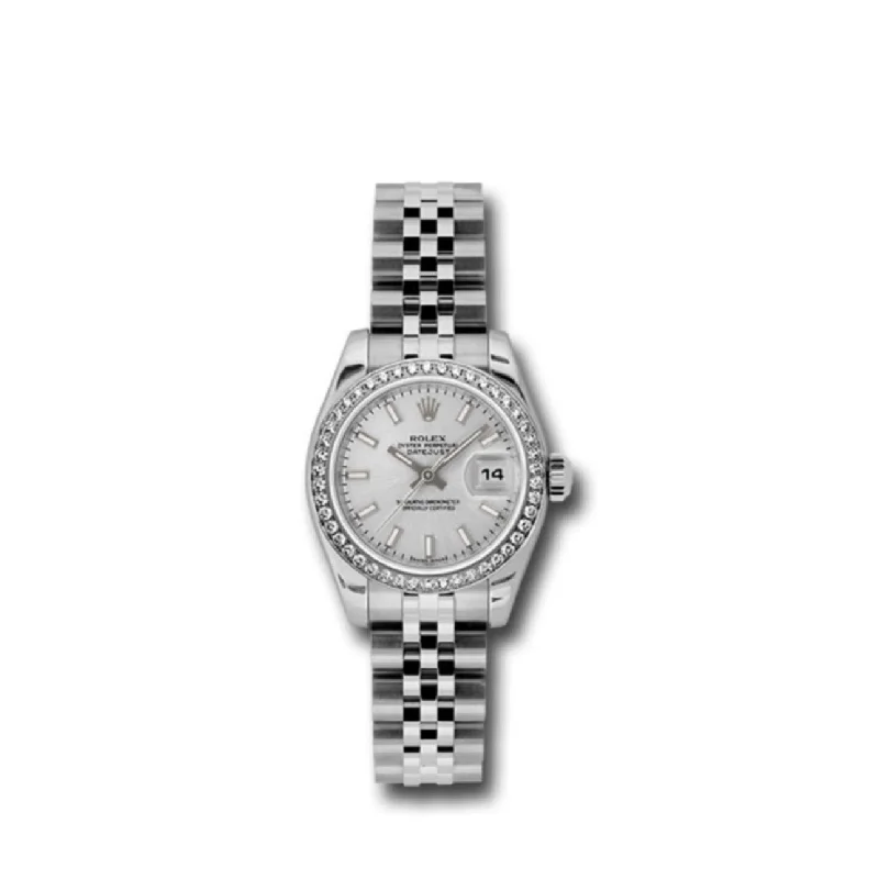 Rolex Datejust 26mm - Ref: 179384 sij - Silver Dial, Stainless Steel Jubilee Bracelet Women's Watch