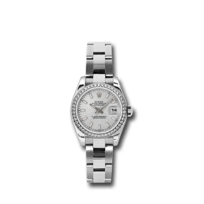 Rolex Datejust 26mm - Ref: 179384 sio - Silver Dial, Stainless Steel Oyster Bracelet Women's Watch