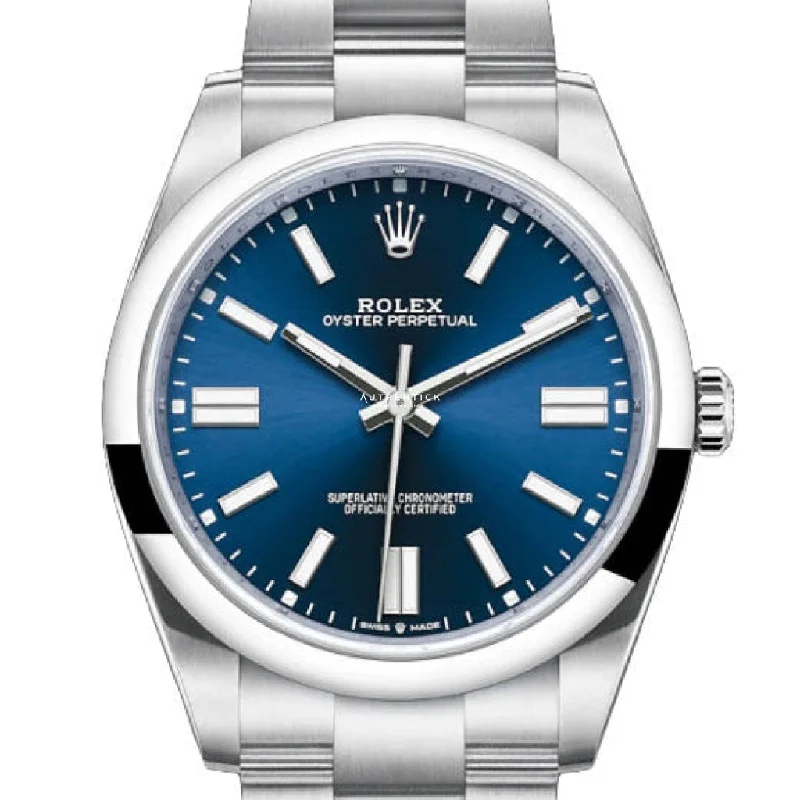 Rolex Oyster Perpetual 41 Stainless Steel Blue Dial 124300