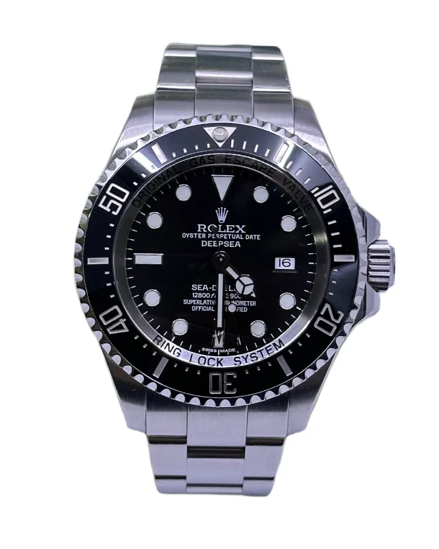 Rolex Deepsea / Sea Dweller 44mm - Ref: 116660 - Black Dial & Ceramic Bezel, Stainless Steel Oyster Bracelet Watch