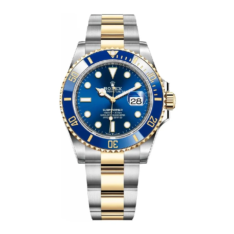 Rolex Submariner Date 41mm - Ref: 126613lb-0002 - Blue Dial, Two Tone Stainless Steel & 18K Yellow Gold Oyster Bracelet Watch