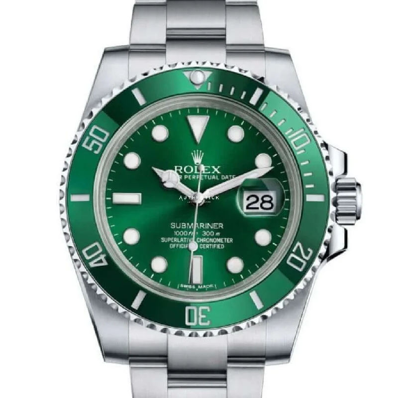 Rolex Submariner "Date" 40mm Stainless Steel Hulk Green Dial 116610LV