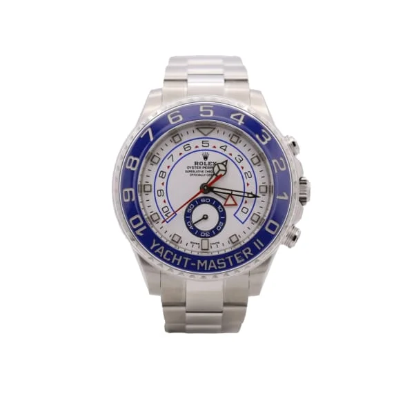 Rolex Yachtmaster II 44mm - Ref: ROL-105003 - White Dial, Stainless Steel Oyster Bracelet Men's Watch