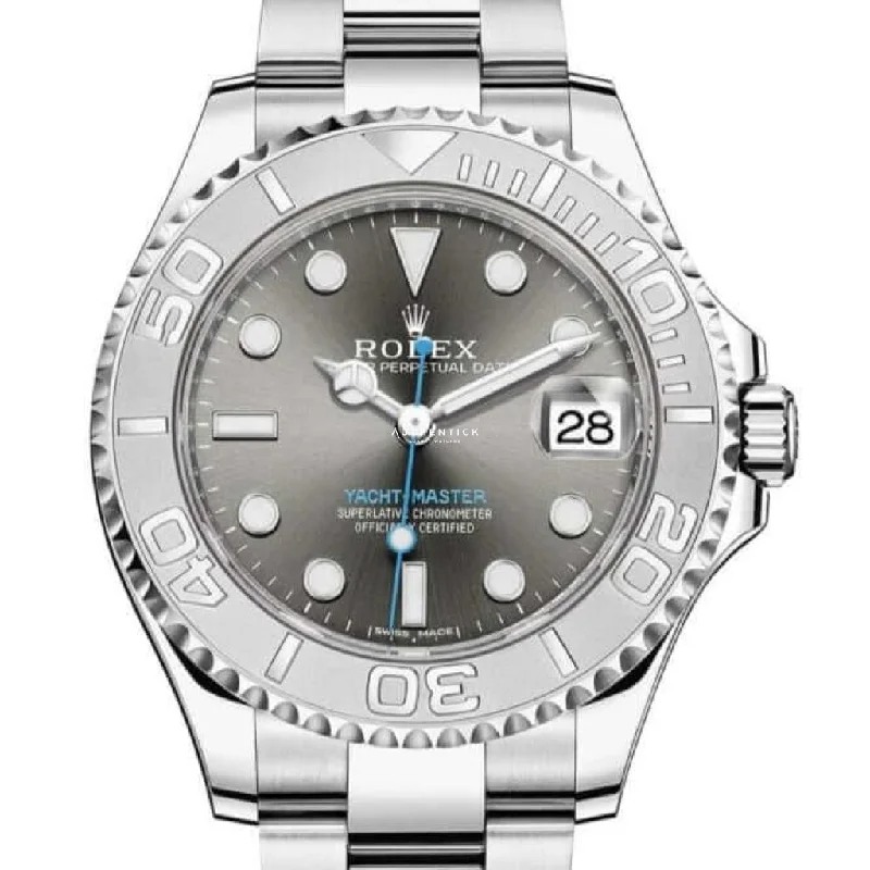 Rolex Yacht-Master 40 Rolesor Stainless Steel Platinum Rhodium Dial 126622