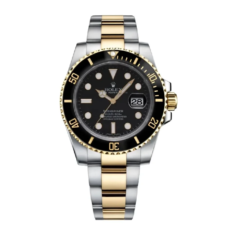 Rolex Submariner Date 40mm - Ref: 116613LN-0001 - Blue Dial, Two Tone Stainless Steel & 18K Yellow Gold Oyster Bracelet Watch