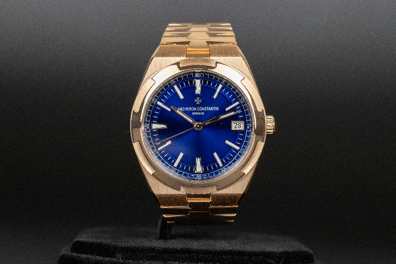 Vacheron Constantin<br>4500V/110R-B705 Overseas Rose Gold Blue Dial