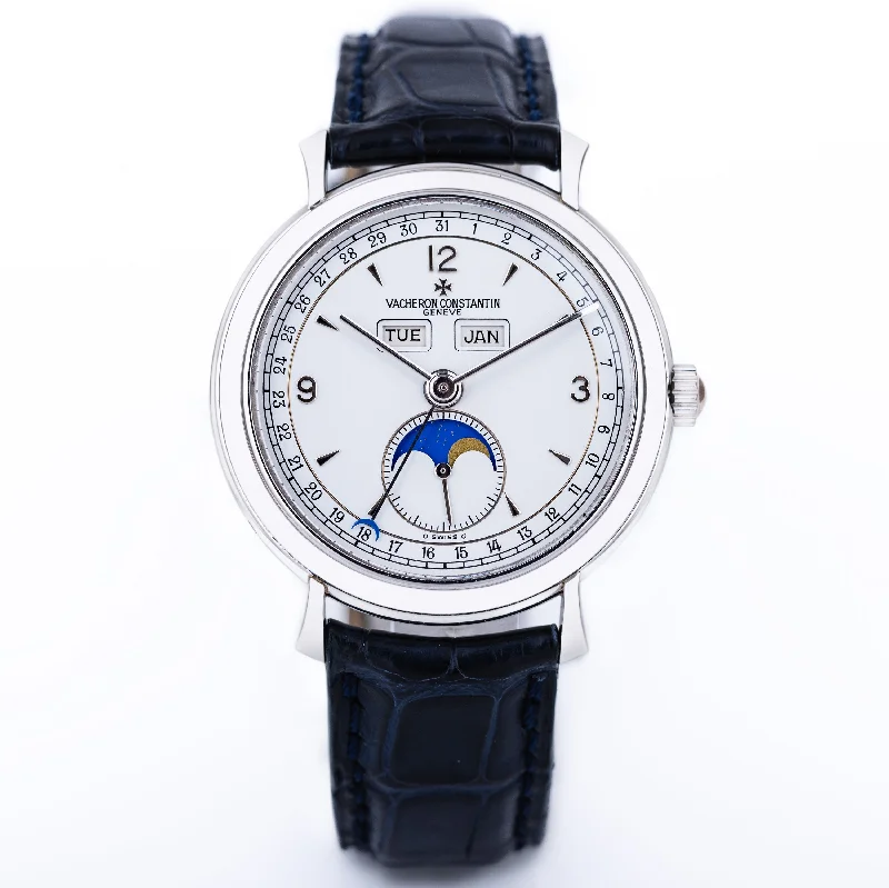 Vacheron Constantin Triple Calendar Moonphase | REF. 37150/000P-4 | Platinum | Limited Edition 10 Pieces | Box & Papers | 1999